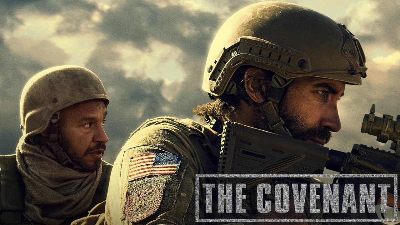 Guy Ritchie's The Covenant — backdrops with title 3