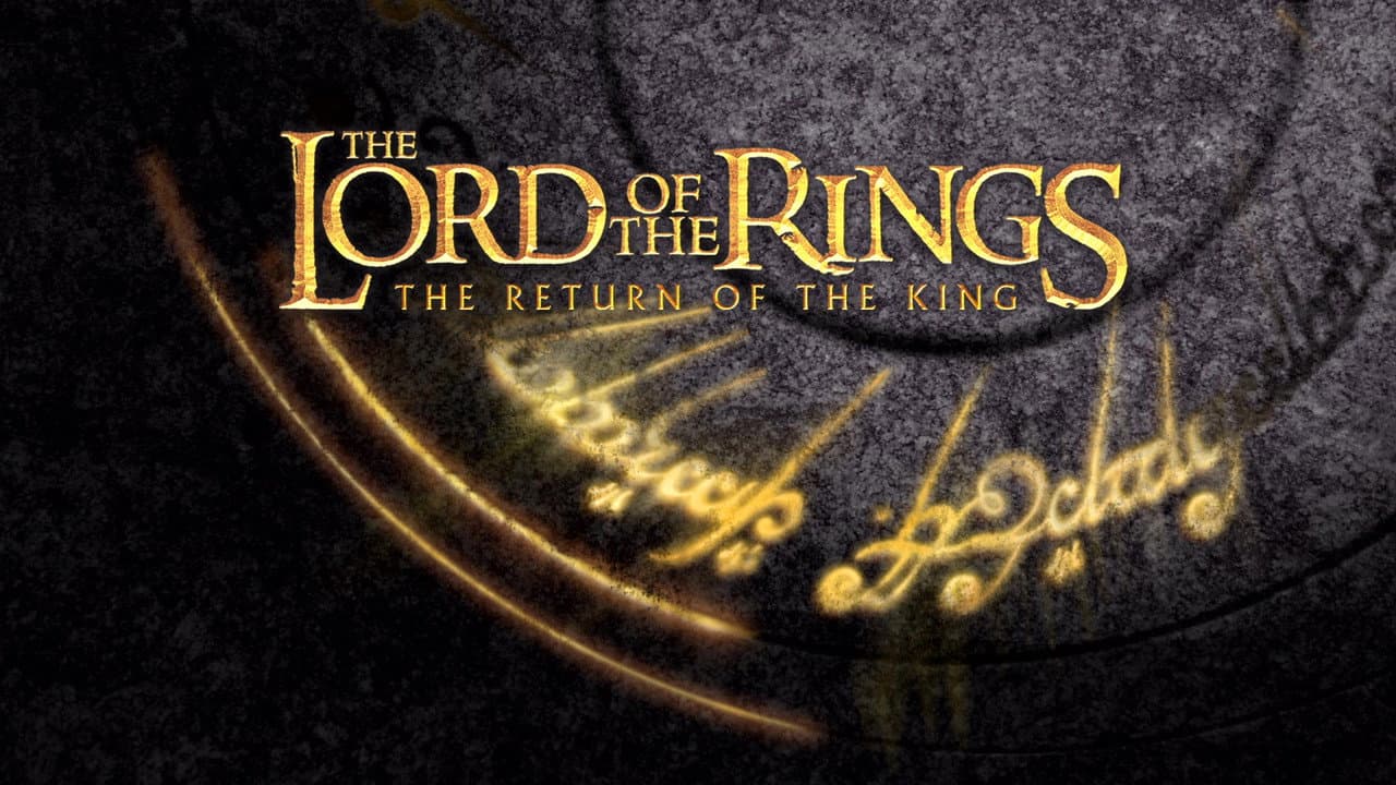 The Lord of the Rings: The Return of the King — backdrops with title 4