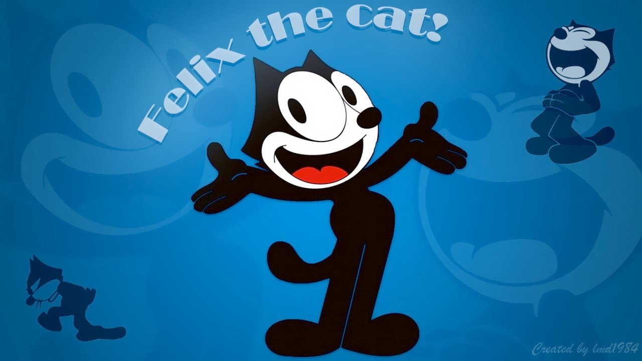 Felix the Cat — backdrops with title 2
