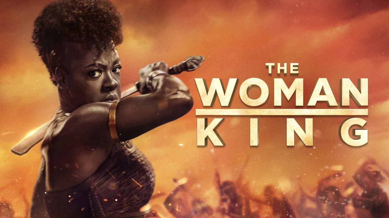 The Woman King — backdrops with title 2