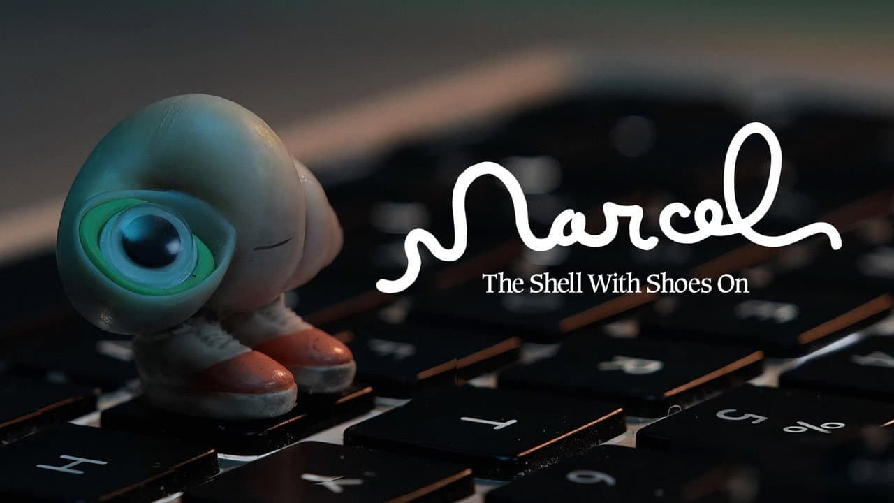 Marcel the Shell with Shoes On — backdrops with title 4