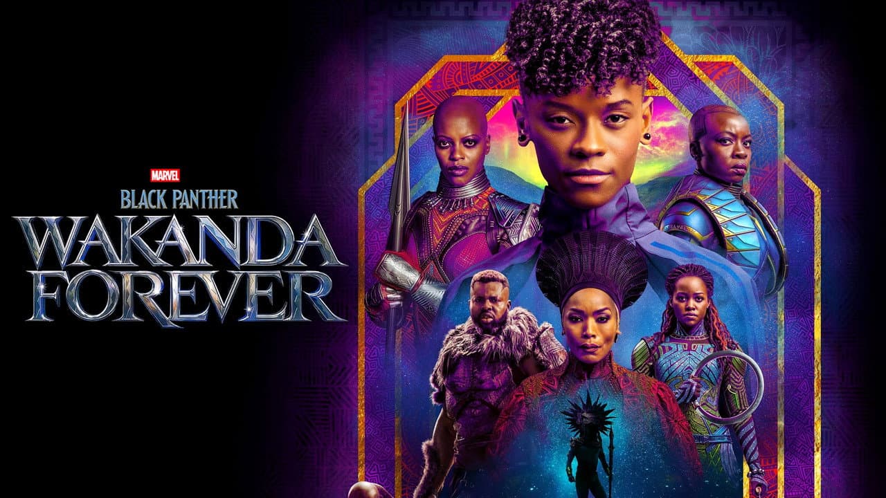 Black Panther: Wakanda Forever — backdrops with title 2