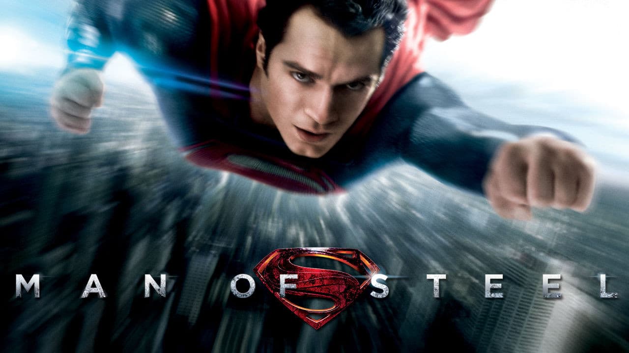 Man of Steel — backdrops with title 3