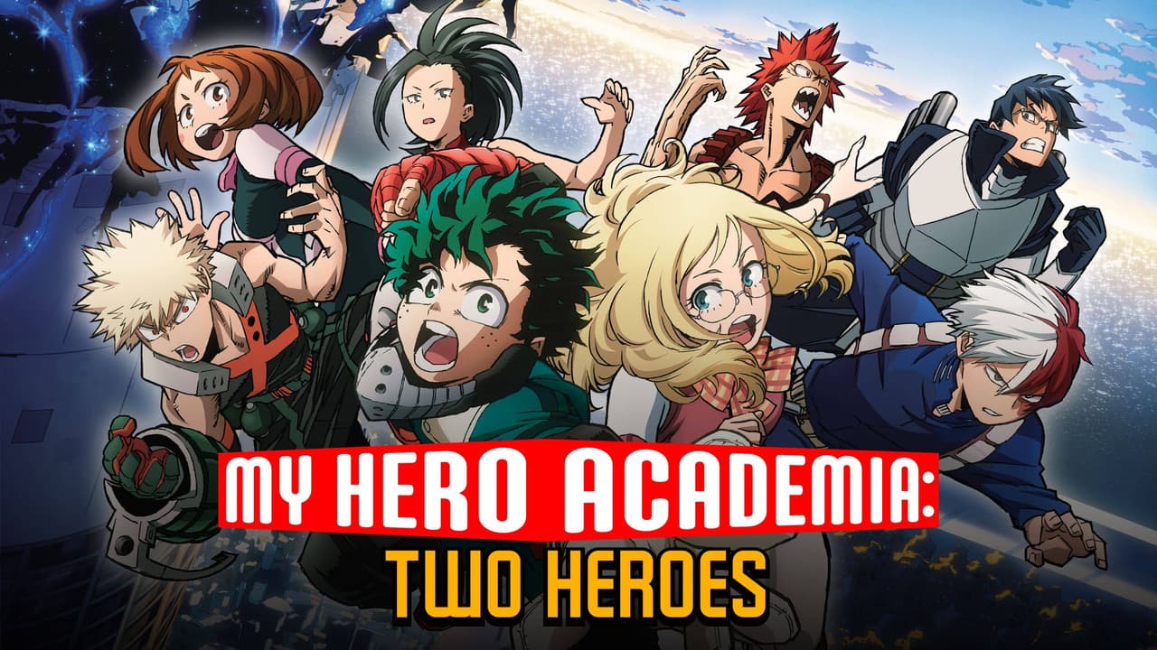 My Hero Academia: Two Heroes — backdrops with title 1