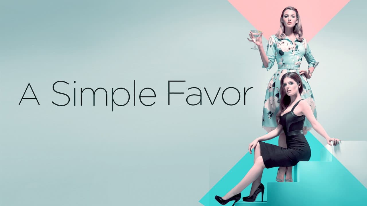 A Simple Favor — backdrops with title 4