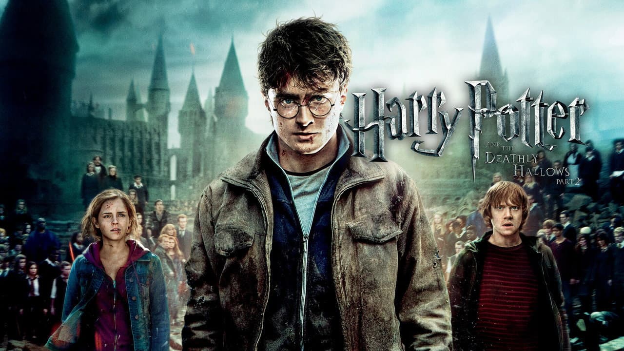 Harry Potter and the Deathly Hallows: Part 2 — backdrops with title 7