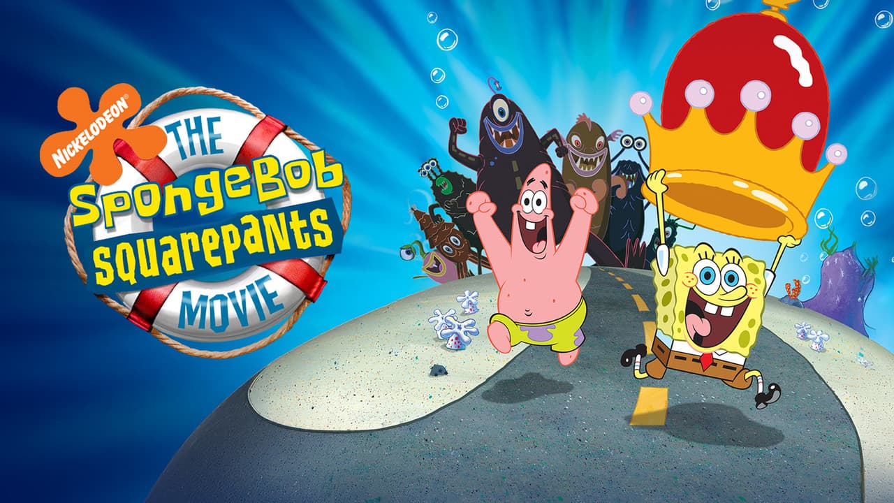The SpongeBob SquarePants Movie — backdrops with title 3