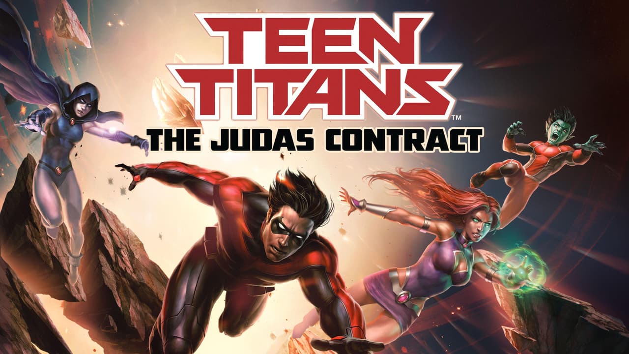 Teen Titans: The Judas Contract — backdrops with title 2