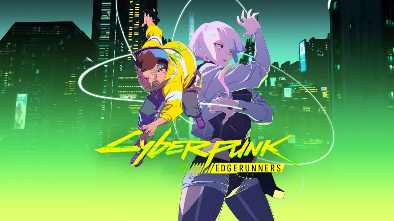 Cyberpunk: Edgerunners — backdrops with title 1