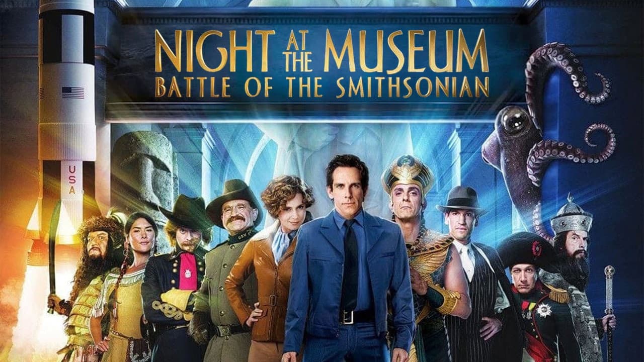 Night at the Museum: Battle of the Smithsonian — backdrops with title 1