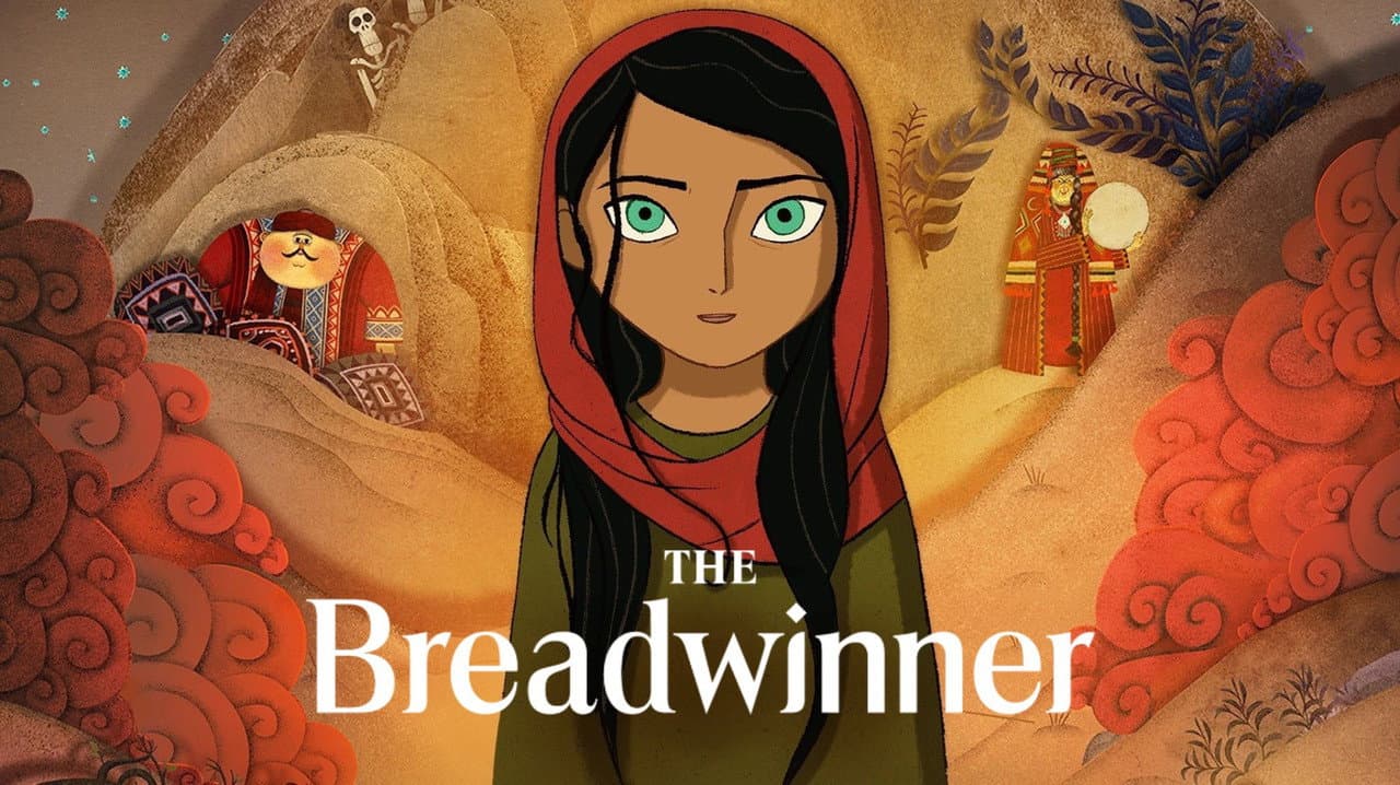 The Breadwinner — backdrops with title 1