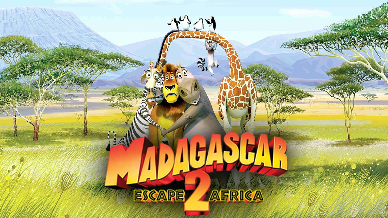 Madagascar: Escape 2 Africa — backdrops with title 2