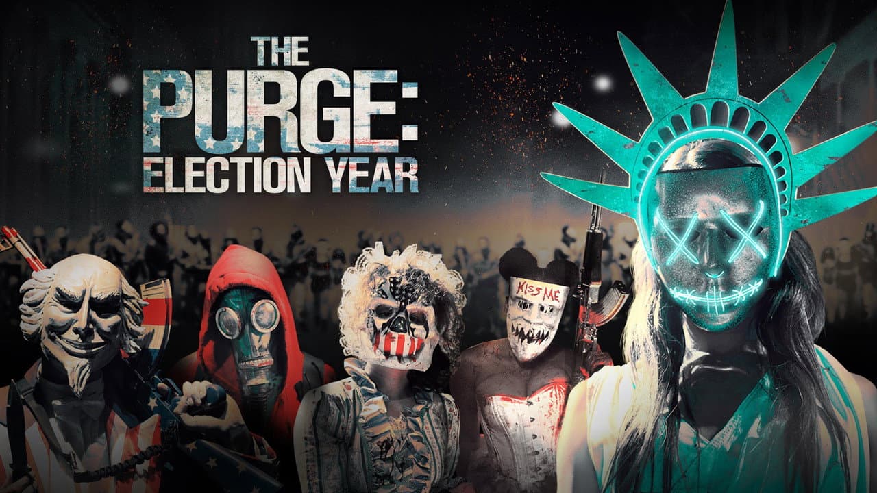 The Purge: Election Year — backdrops with title 1