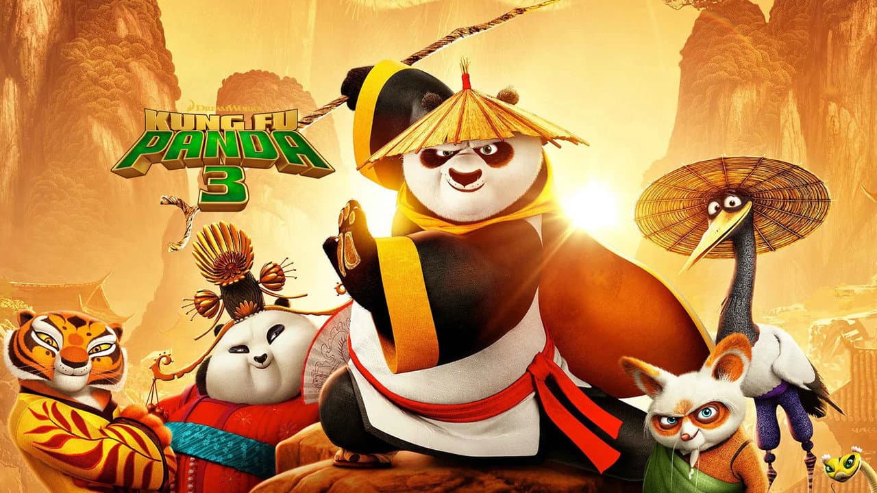 Kung Fu Panda 3 — backdrops with title 8