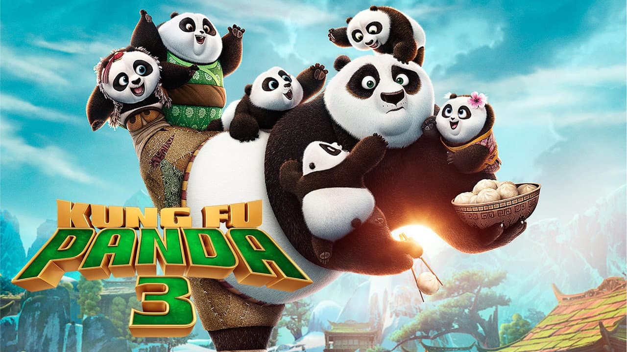Kung Fu Panda 3 — backdrops with title 7