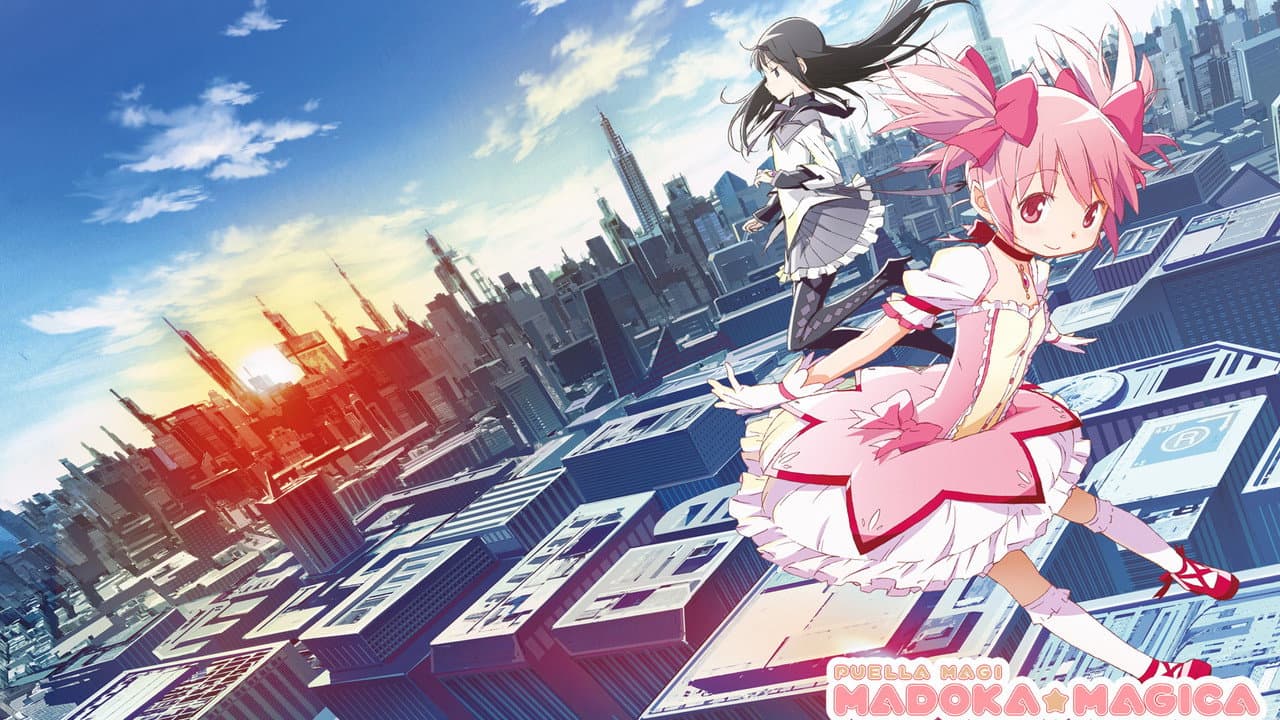 Puella Magi Madoka Magica — backdrops with title 2