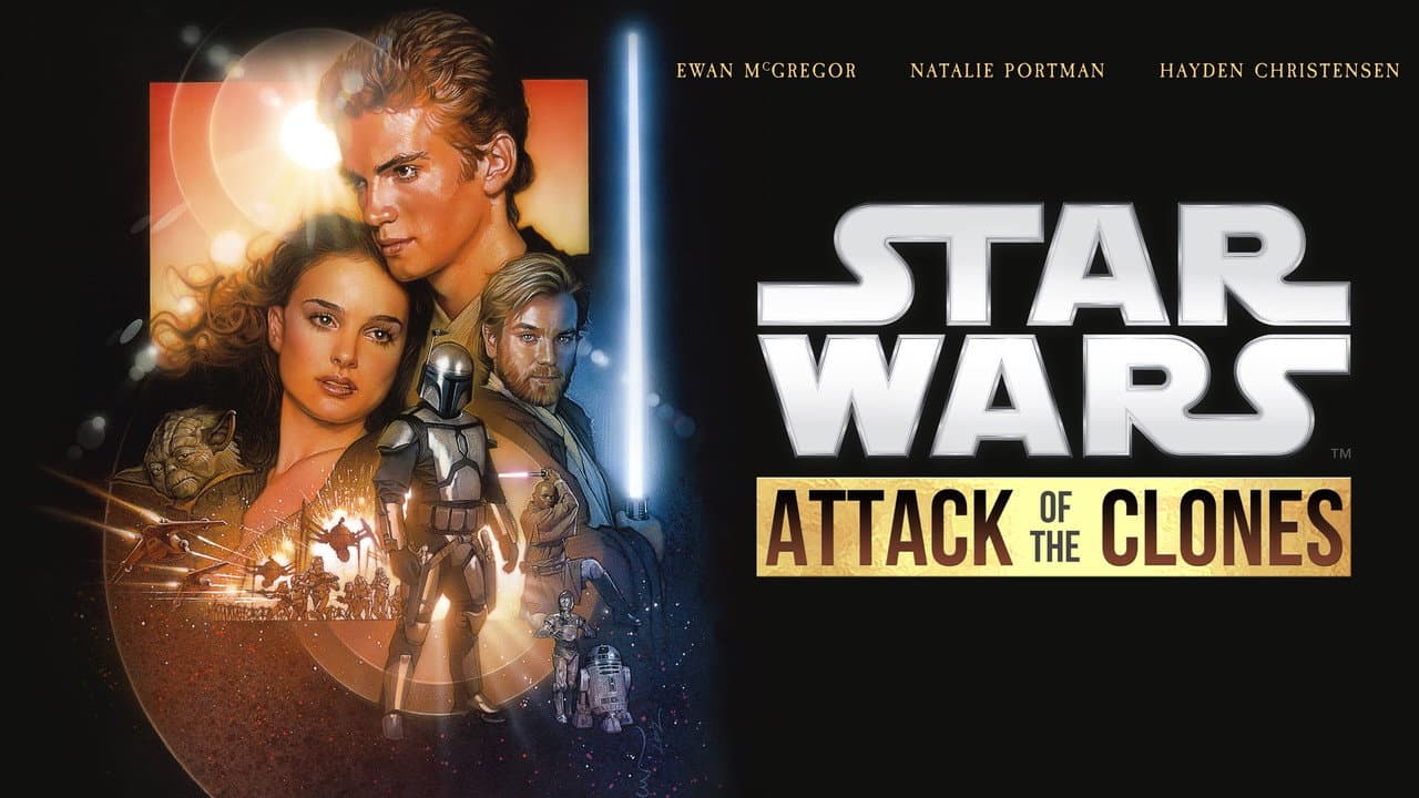 Star Wars: Episode II - Attack of the Clones — backdrops with title 6