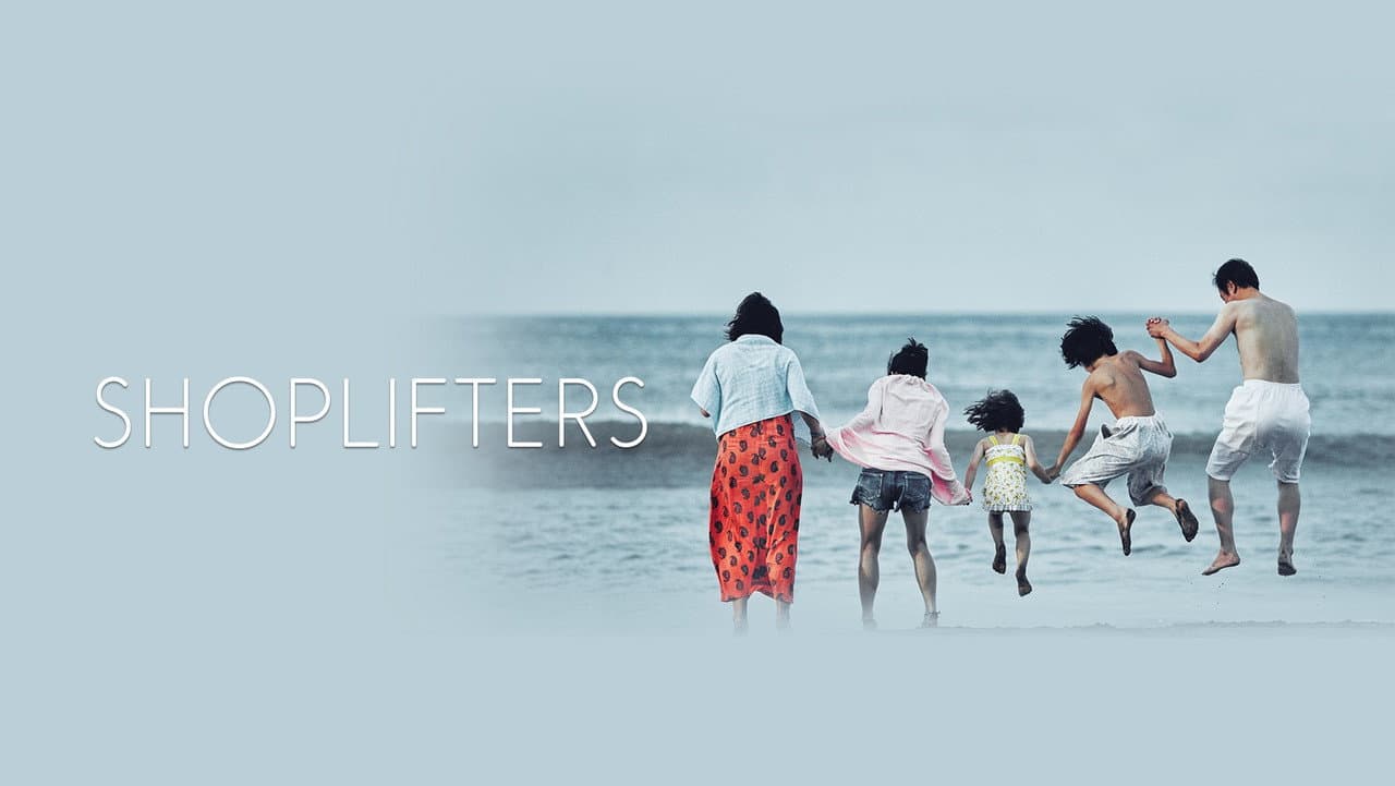 Shoplifters — backdrops with title 2