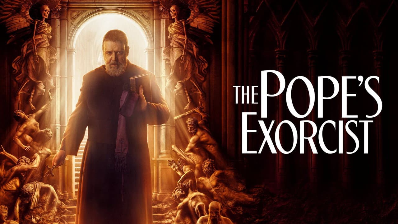 The Pope's Exorcist — backdrops with title 5