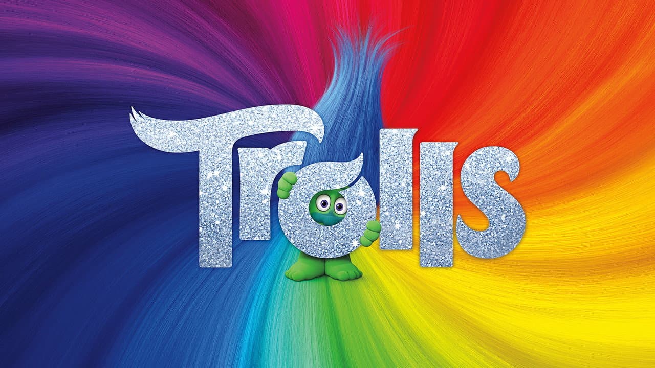 Trolls — backdrops with title 2