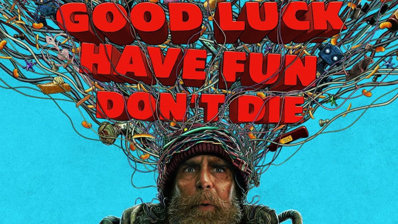 Good Luck, Have Fun, Don't Die — backdrops with title 4