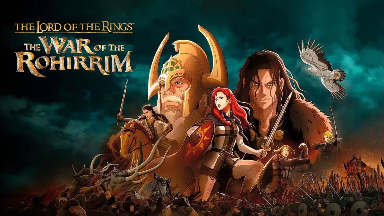 The Lord of the Rings: The War of the Rohirrim — backdrops with title 8