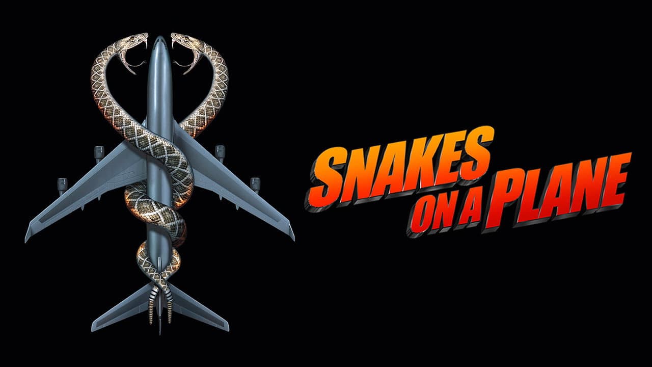 Snakes on a Plane — backdrops with title 3