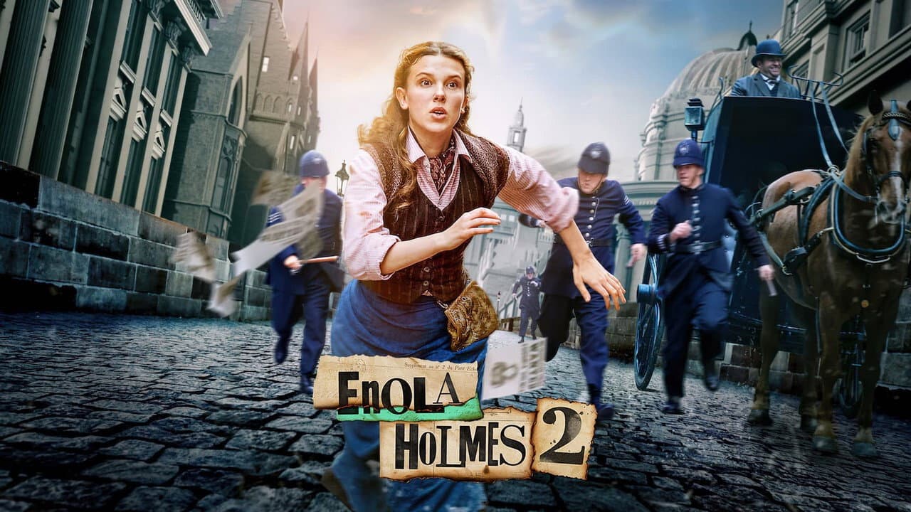Enola Holmes 2 — backdrops with title 5