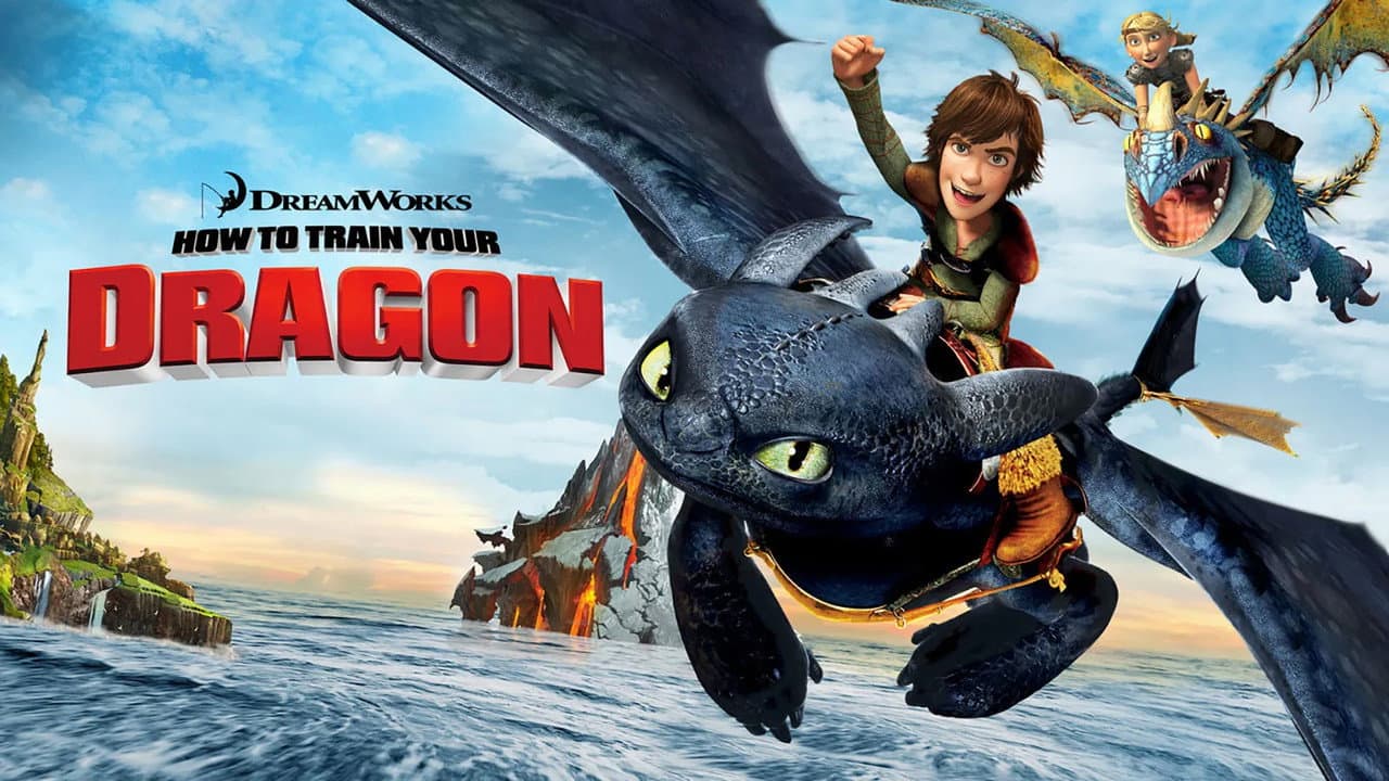 How to Train Your Dragon — backdrops with title 3