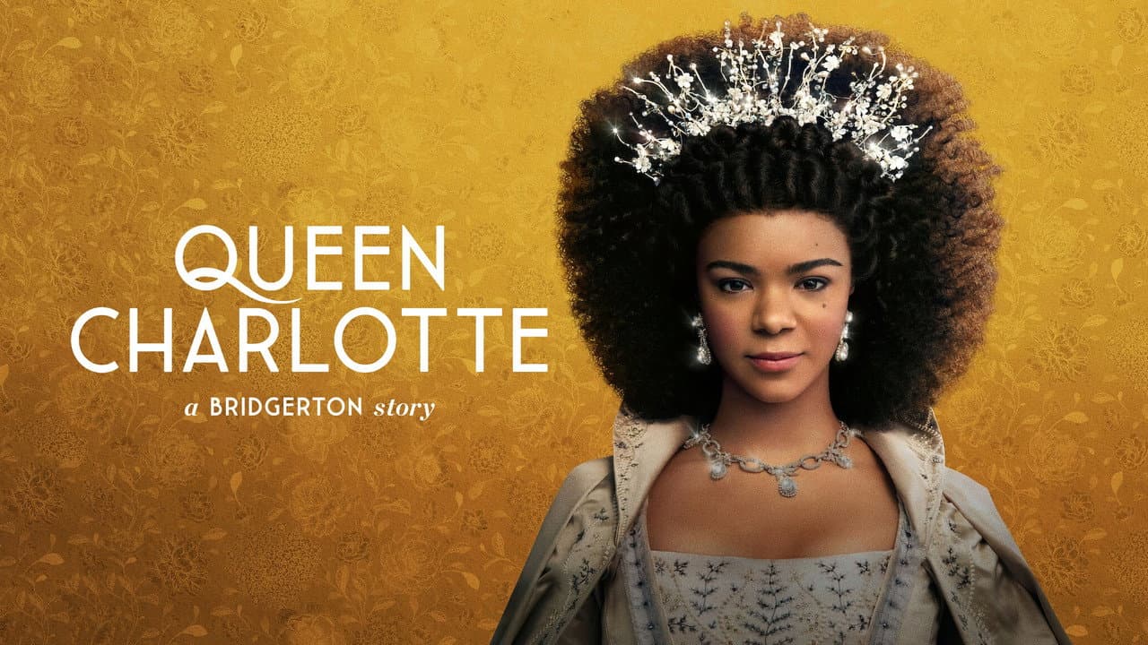 Queen Charlotte: A Bridgerton Story — backdrops with title 1