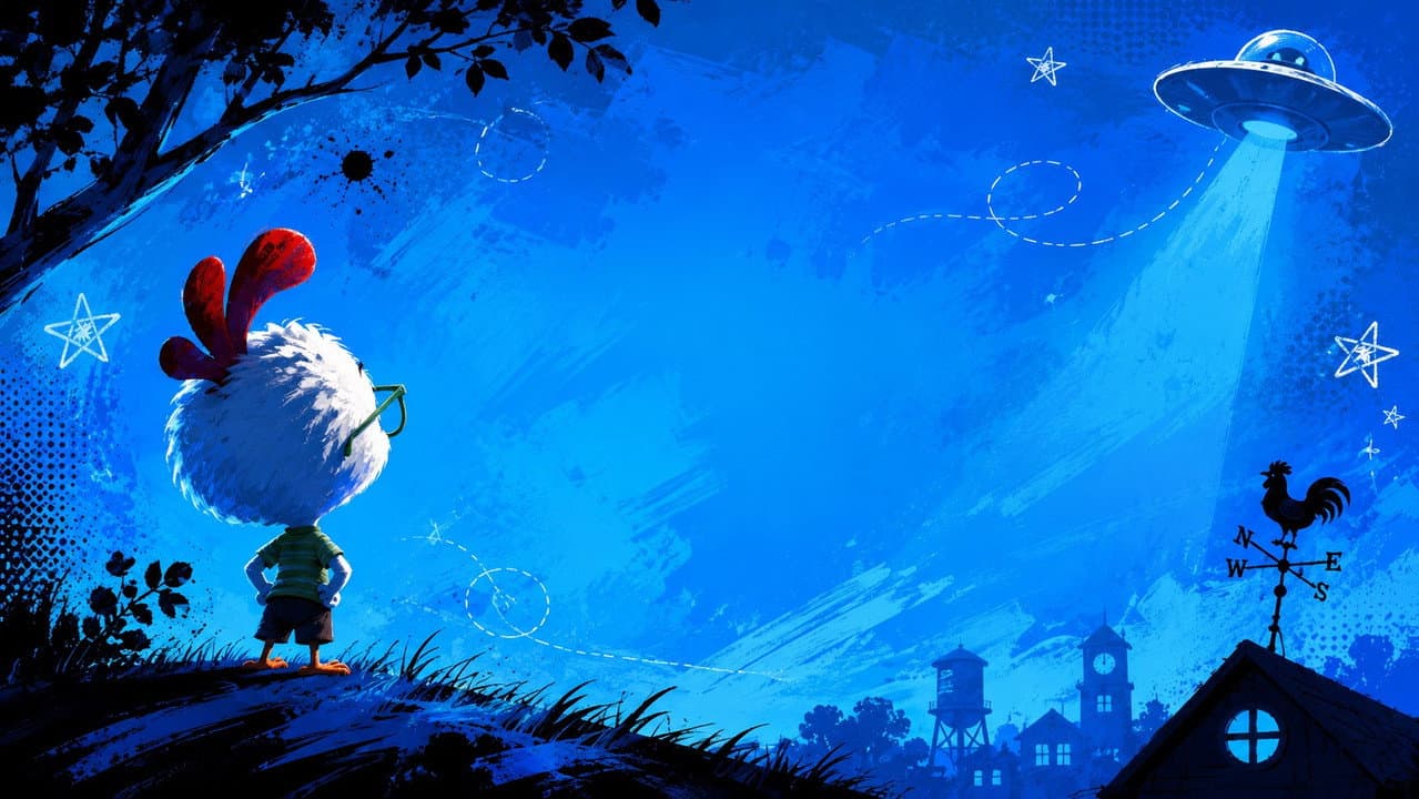 Chicken Little — backdrops with title 4