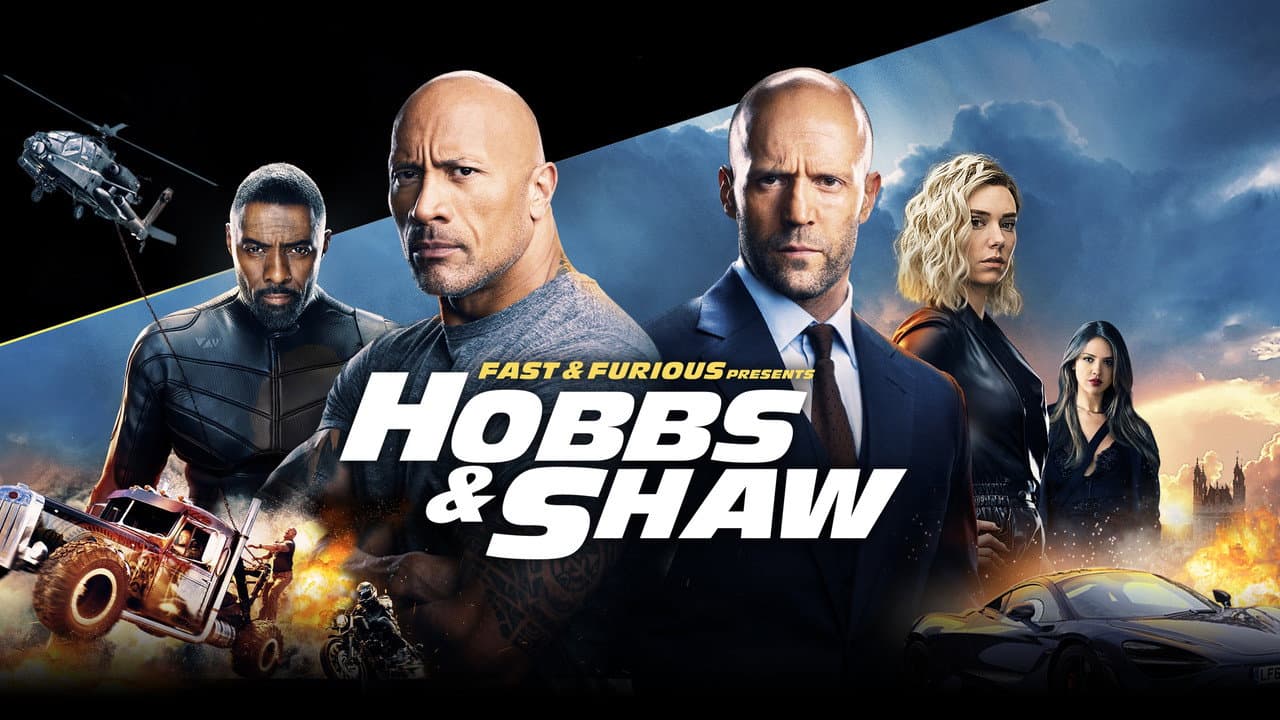 Fast & Furious Presents: Hobbs & Shaw — backdrops with title 4