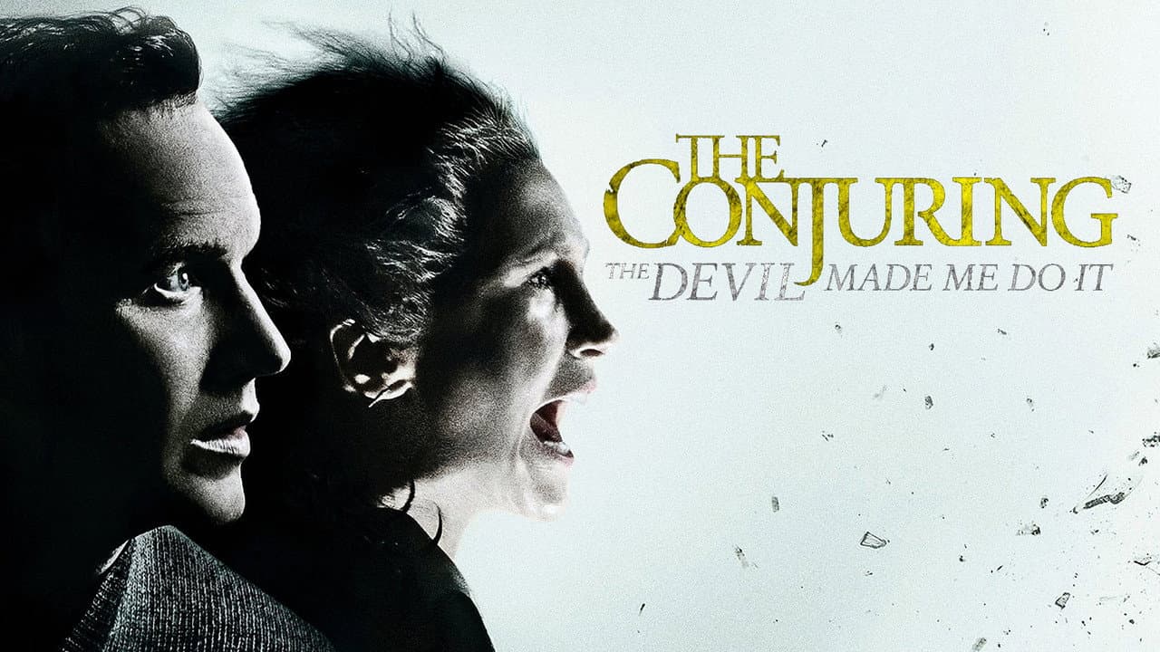 The Conjuring: The Devil Made Me Do It — backdrops with title 1