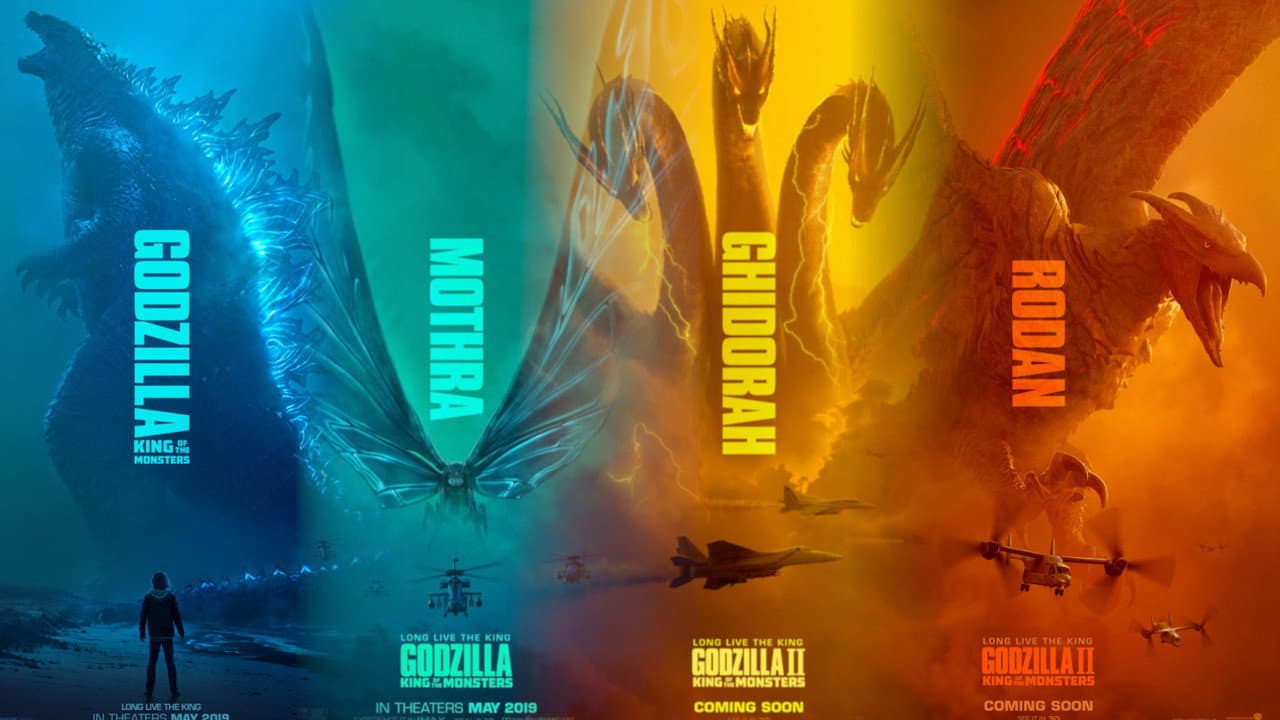 Godzilla: King of the Monsters — backdrops with title 7