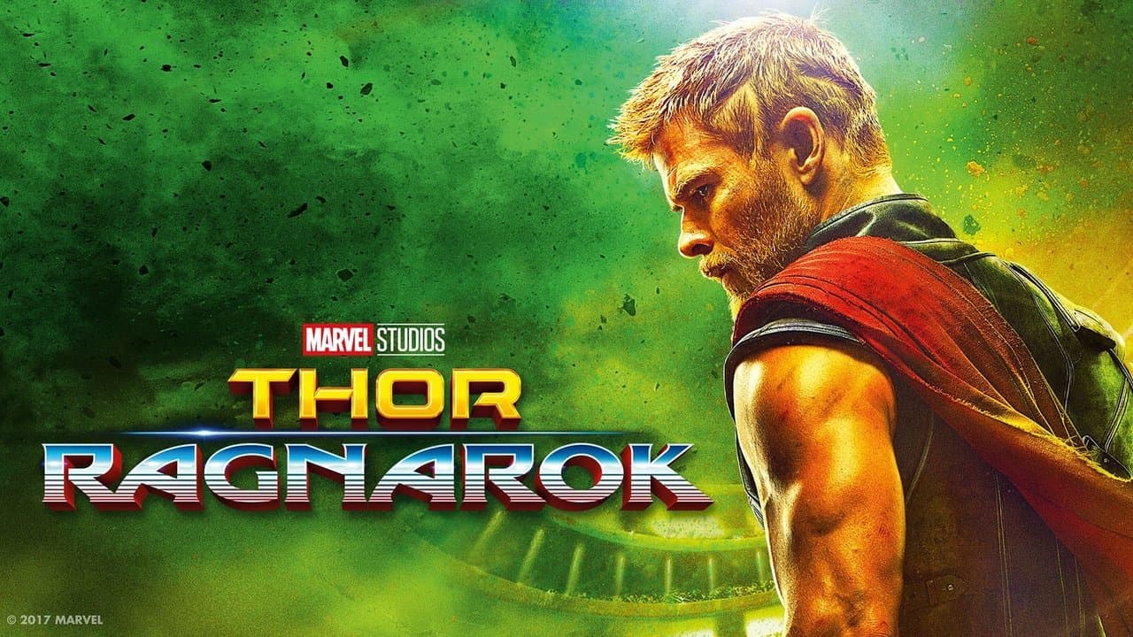 Thor: Ragnarok — backdrops with title 3