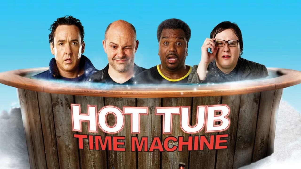 Hot Tub Time Machine — backdrops with title 6