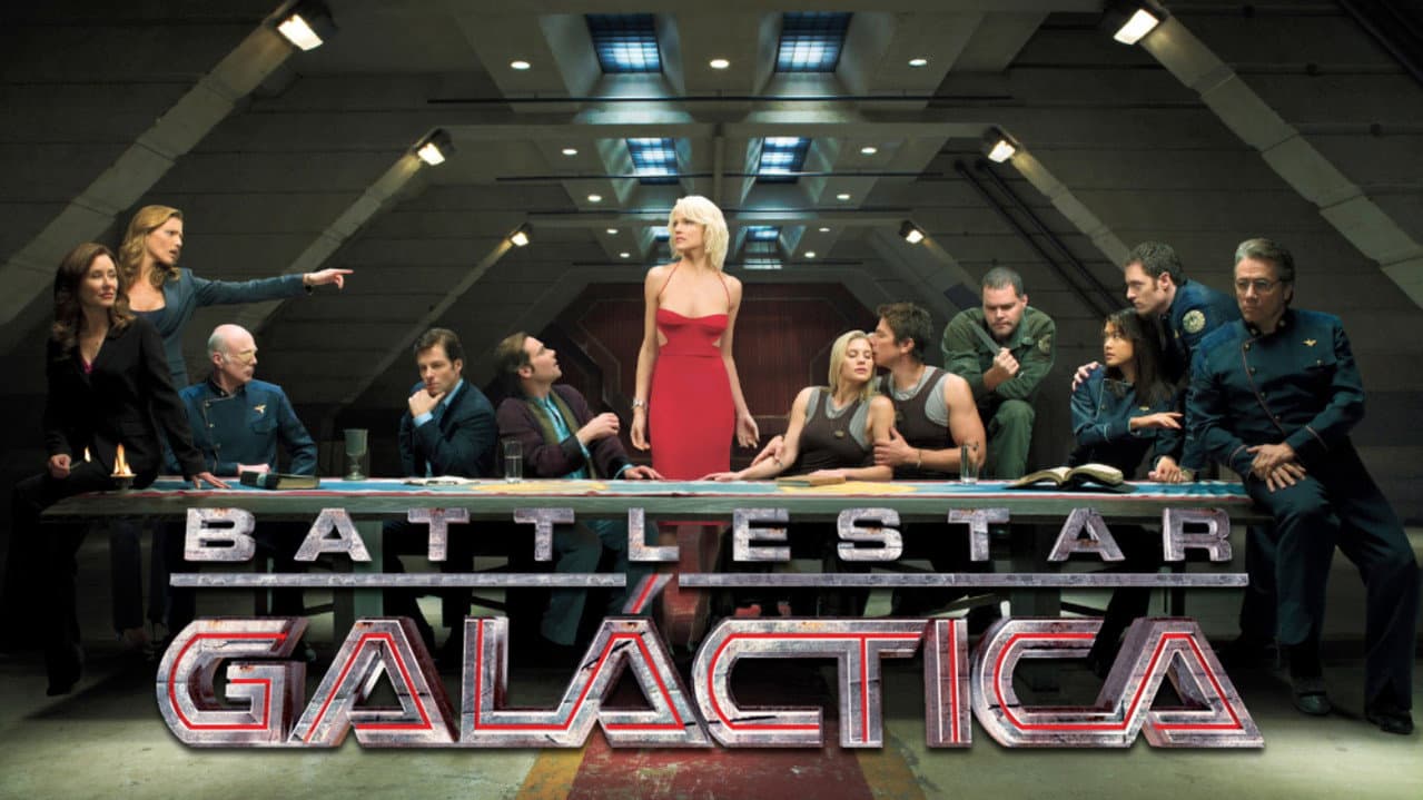 Battlestar Galactica — backdrops with title 1