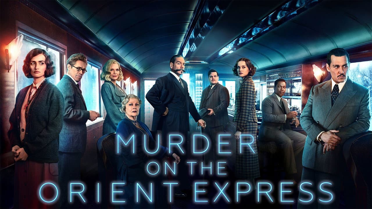Murder on the Orient Express — backdrops with title 8