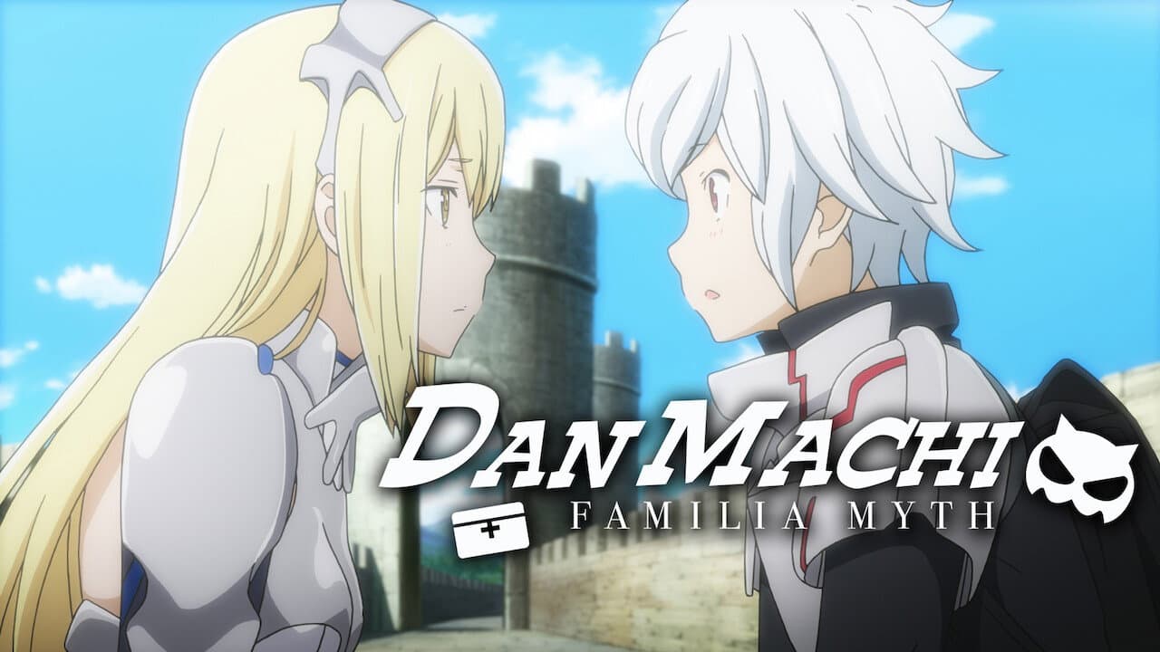 Is It Wrong to Try to Pick Up Girls in a Dungeon? — backdrops with title 2