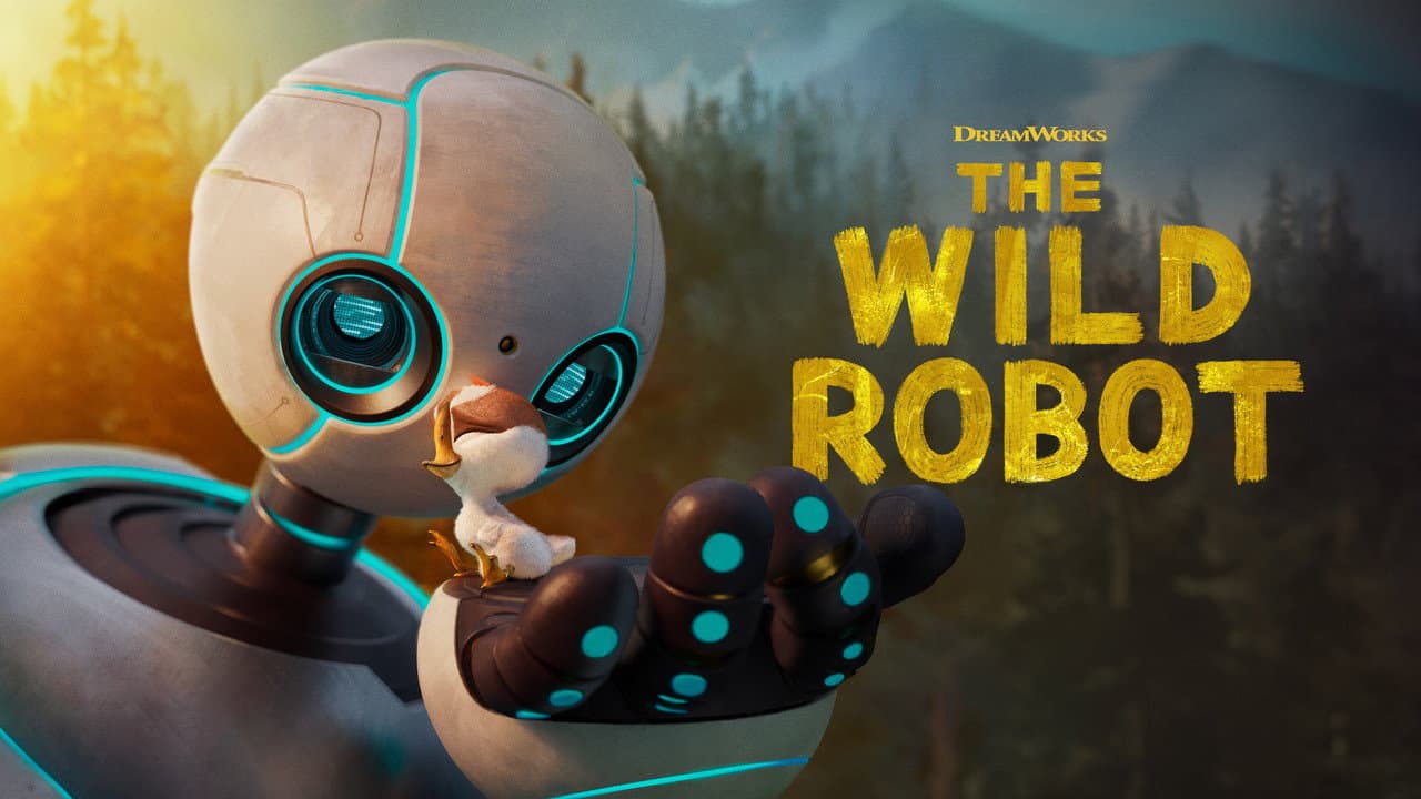 The Wild Robot — backdrops with title 2