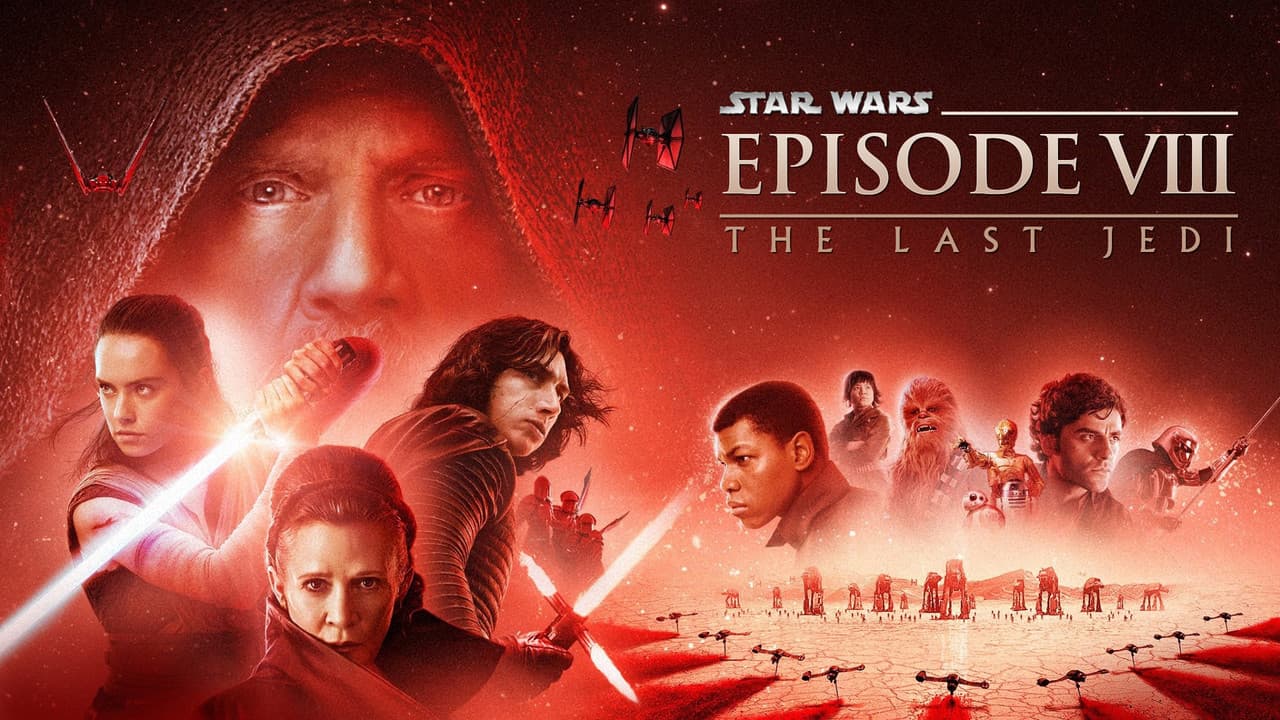 Star Wars: The Last Jedi — backdrops with title 1
