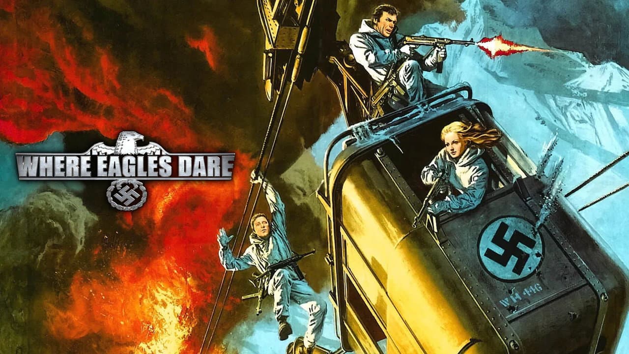 Where Eagles Dare — backdrops with title 1