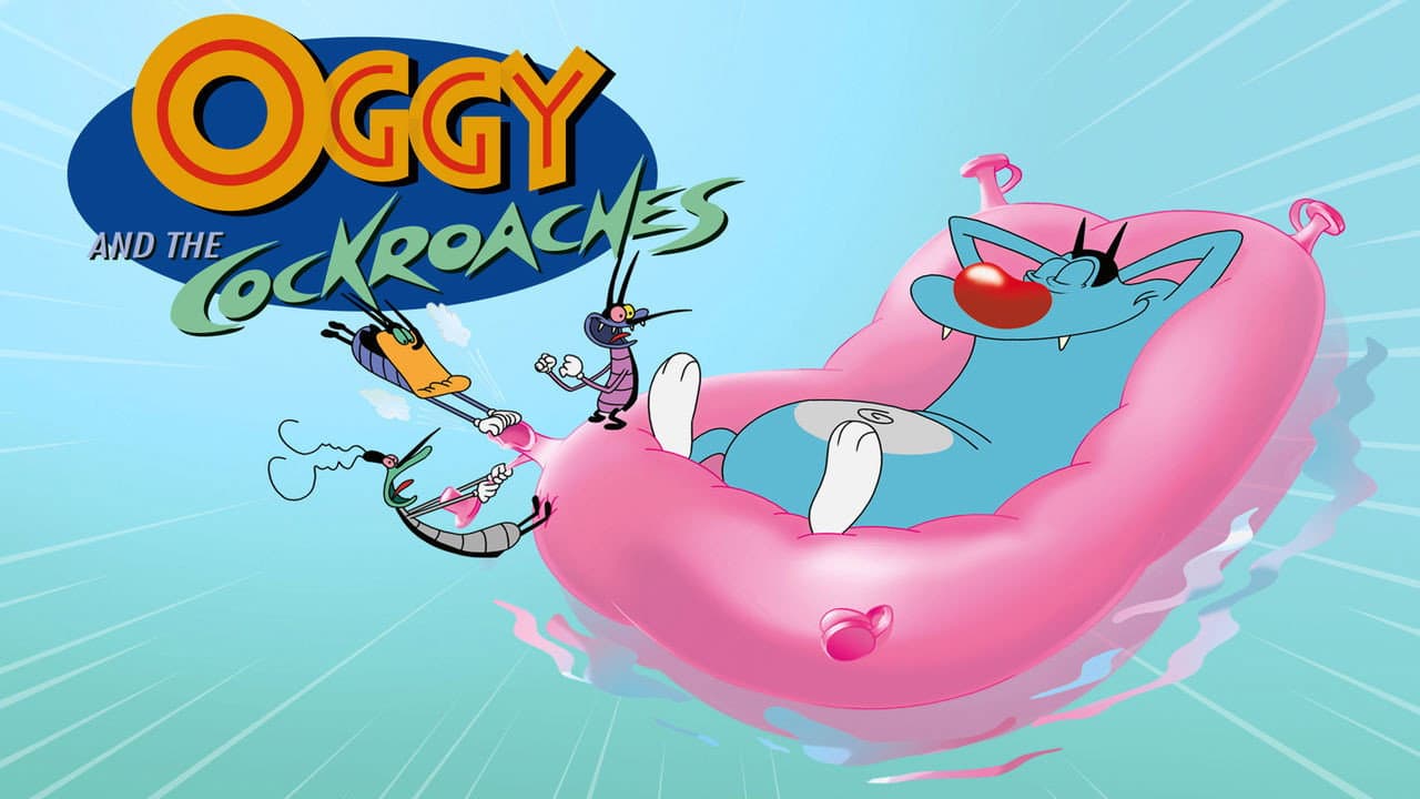 Oggy and the Cockroaches — backdrops with title 4