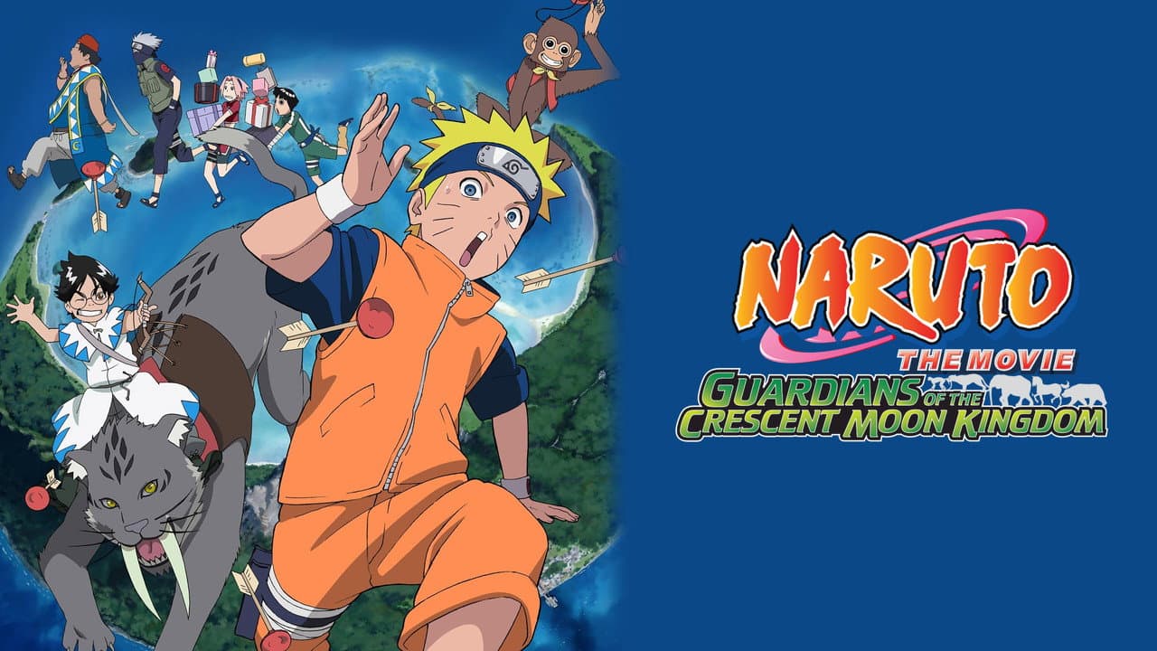 Naruto the Movie: Guardians of the Crescent Moon Kingdom — backdrops with title 1