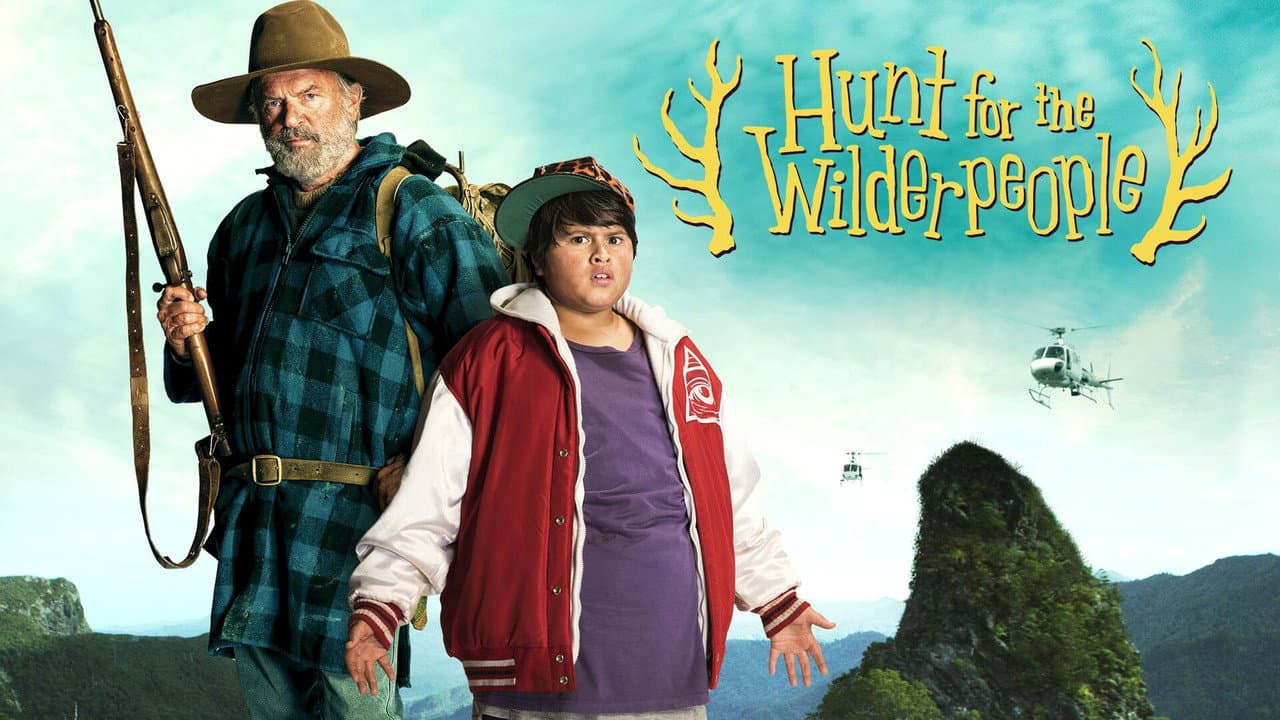 Hunt for the Wilderpeople — backdrops with title 4