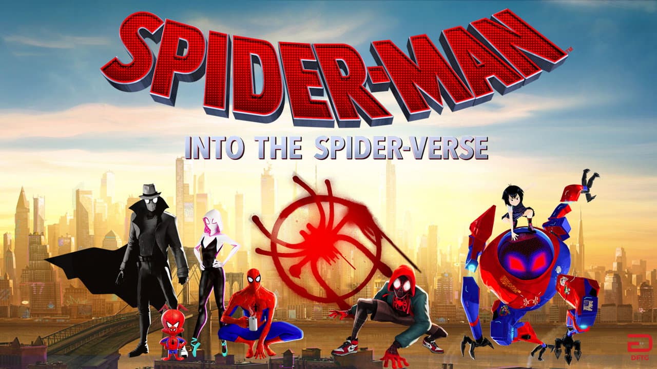 Spider-Man: Into the Spider-Verse — backdrops with title 4