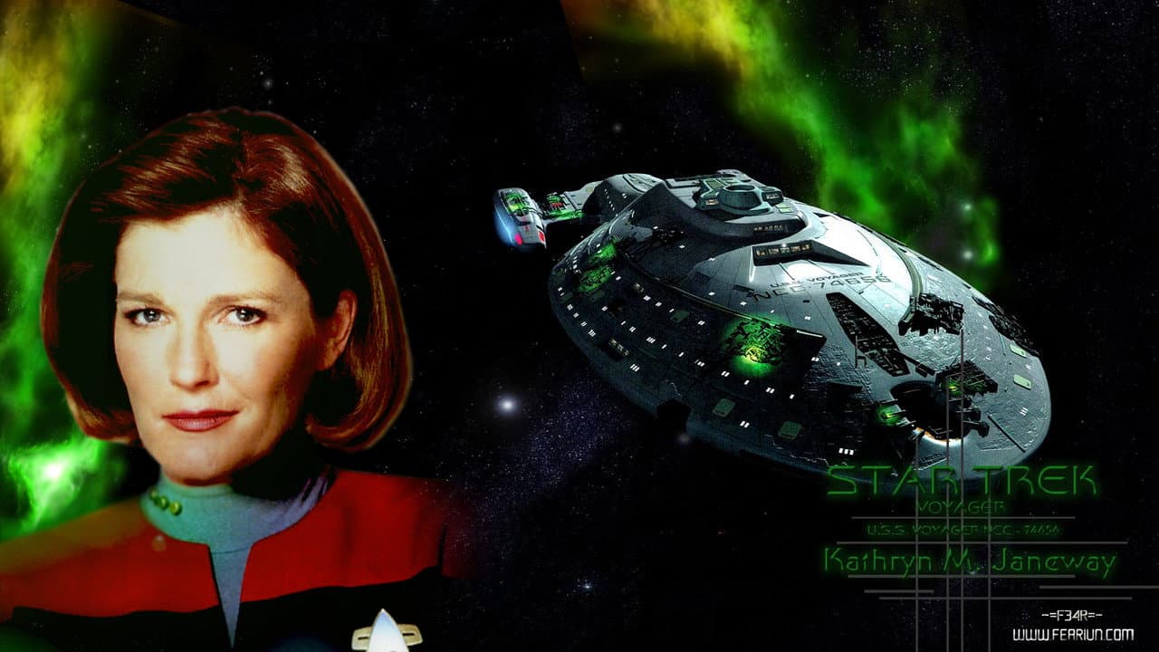 Star Trek: Voyager — backdrops with title 5