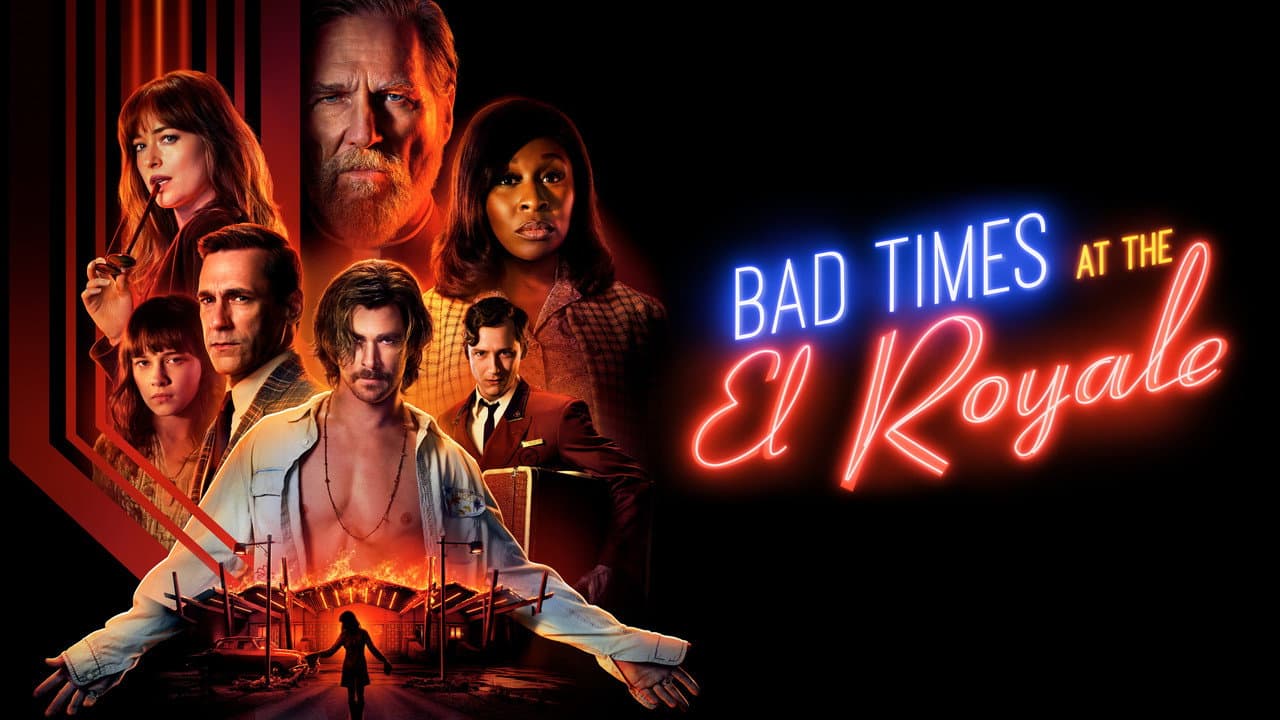 Bad Times at the El Royale — backdrops with title 6