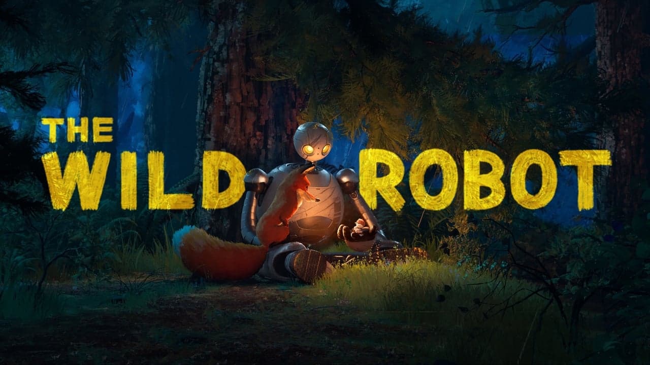 The Wild Robot — backdrops with title 4
