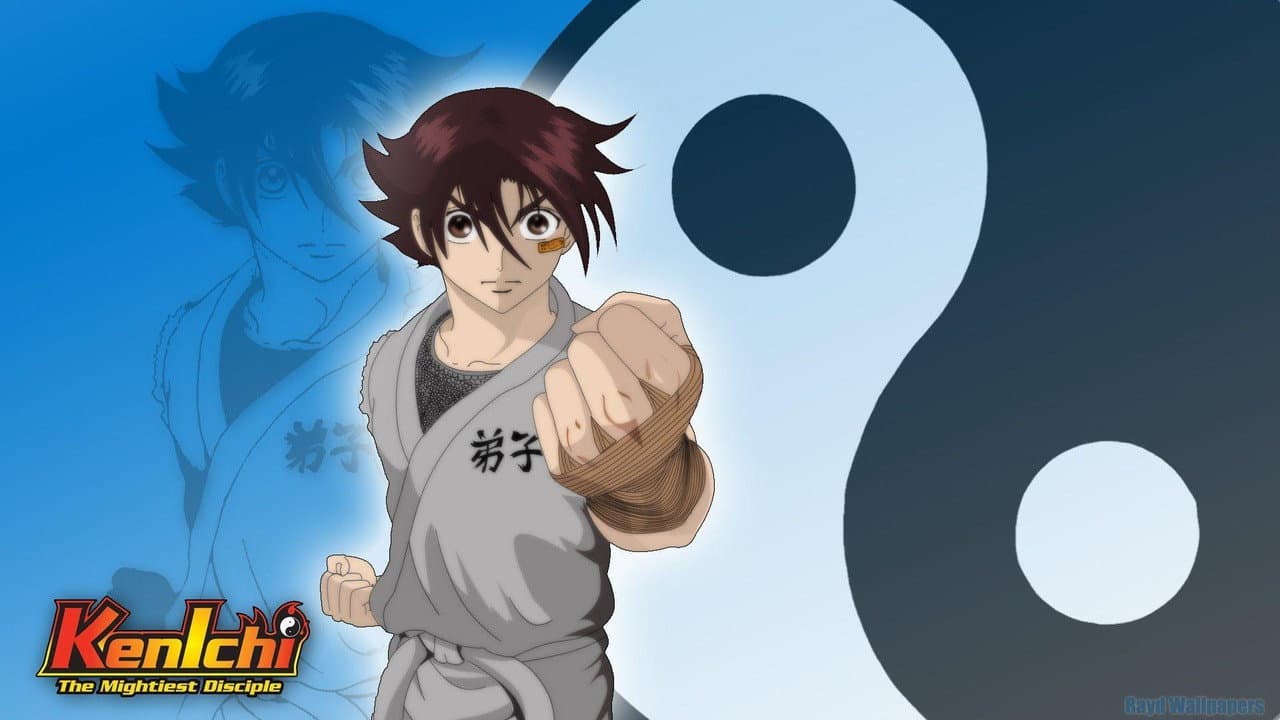 Kenichi: The Mightiest Disciple — backdrops with title 3